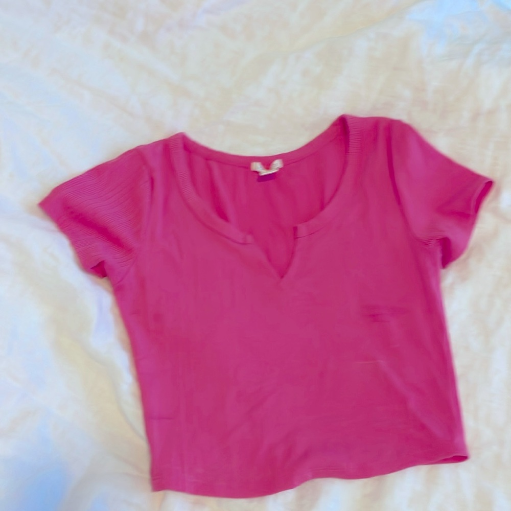 Marshall’s pink top